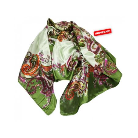 Pañuelo 90X90 Verde 600-836