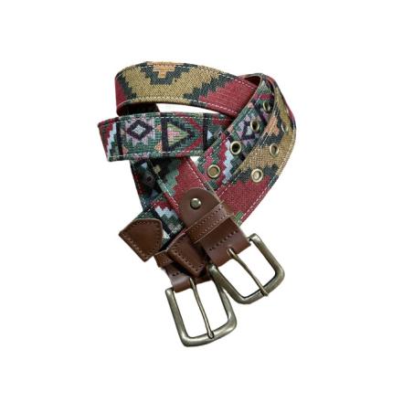 Cinturón Piel Y/O Sport Hombre 116/35 Textil/Piel1