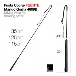  Fusta Coche Fuerte Mango Goma 4609b Negro