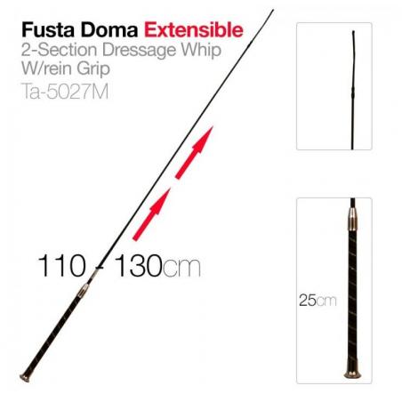  Fusta Doma Extensible Ta-50272m De 100cm A 130cm