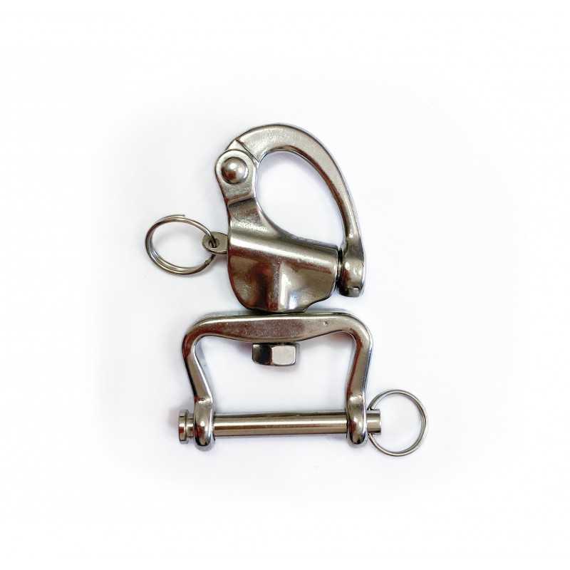 Mosquetón De Enganche Marino Inox 94 Mm