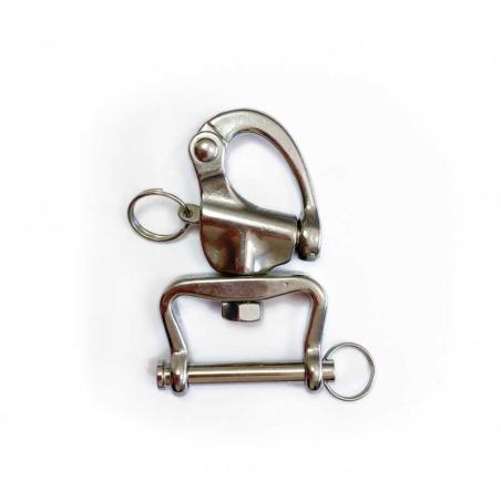 Mosquetón De Enganche Marino Inox 94 Mm