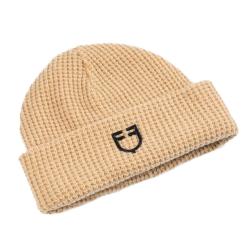 Cuffia Unisex Lana A Costine Con Logo
