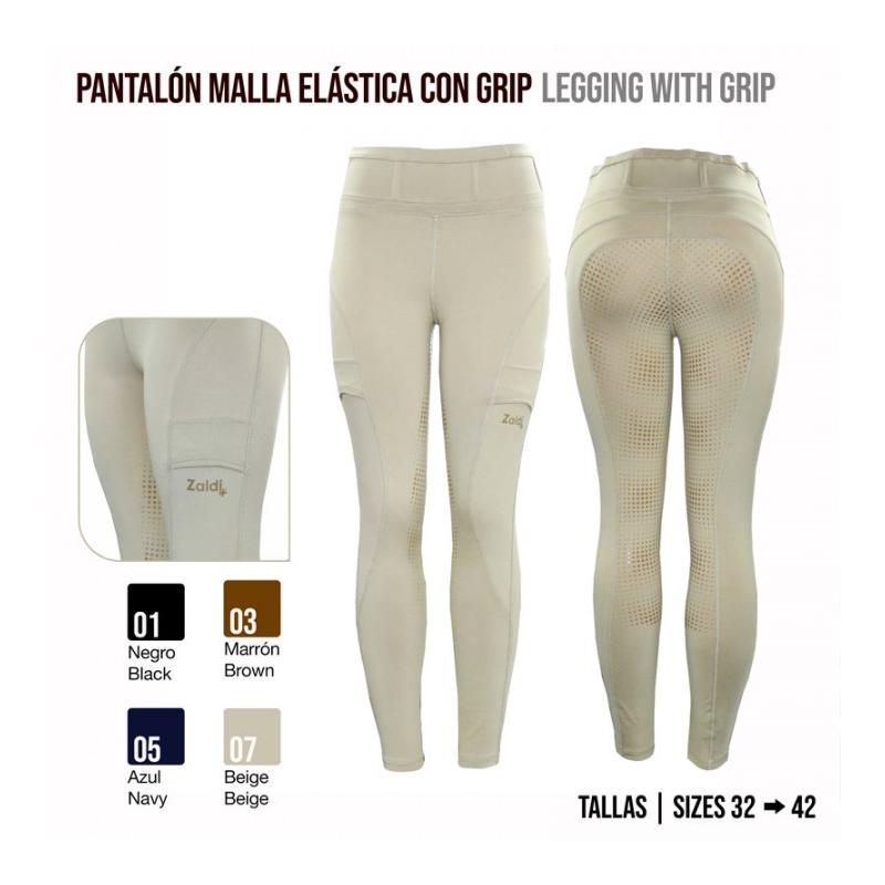 Pantalón Malla Elástica Con Grip 3001-864