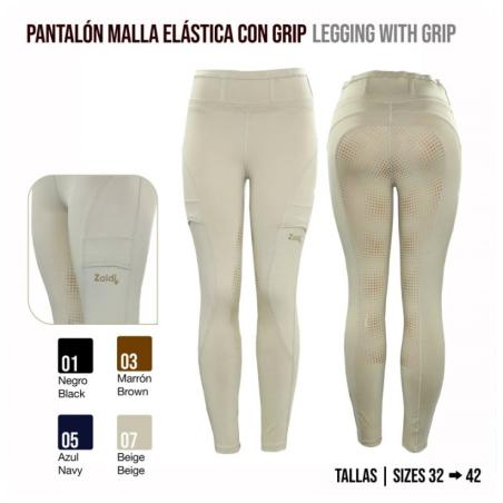 Pantalón Malla Elástica Con Grip 3001-864