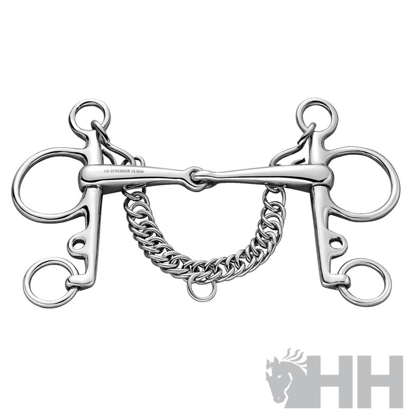 Bocado Sprenger Basic Pelham Pierna 7Cm Partido Simple