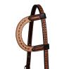 2 Tone One Ear Western Bridle