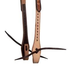 2 Tone One Ear Western Bridle