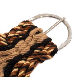 Sottopancia Mohair Con Rinforzo Centrale In Pelle