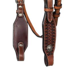 Testiera Western Futurity Con Frontalino Intrecciato
