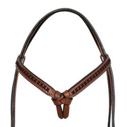 Testiera Western Futurity Con Frontalino Intrecciato