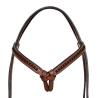 Testiera Western Futurity Con Frontalino Intrecciato
