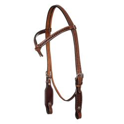 Testiera Western Futurity Con Frontalino Intrecciato