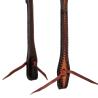 One Ear Western Bridle Snake Tooling