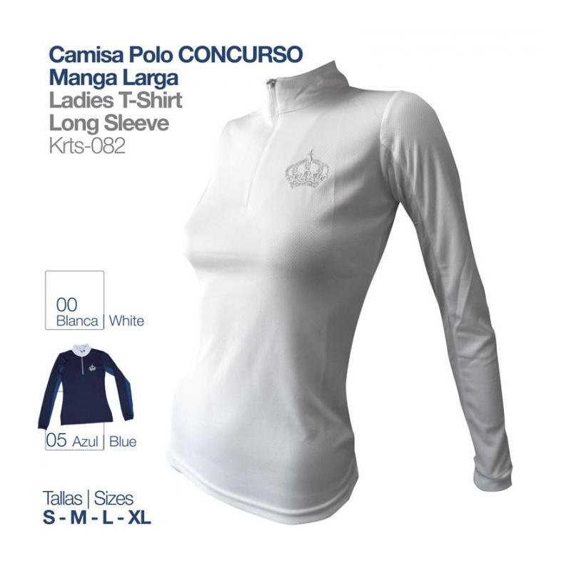  Camisa Polo Concurso Manga Larga Krst-082