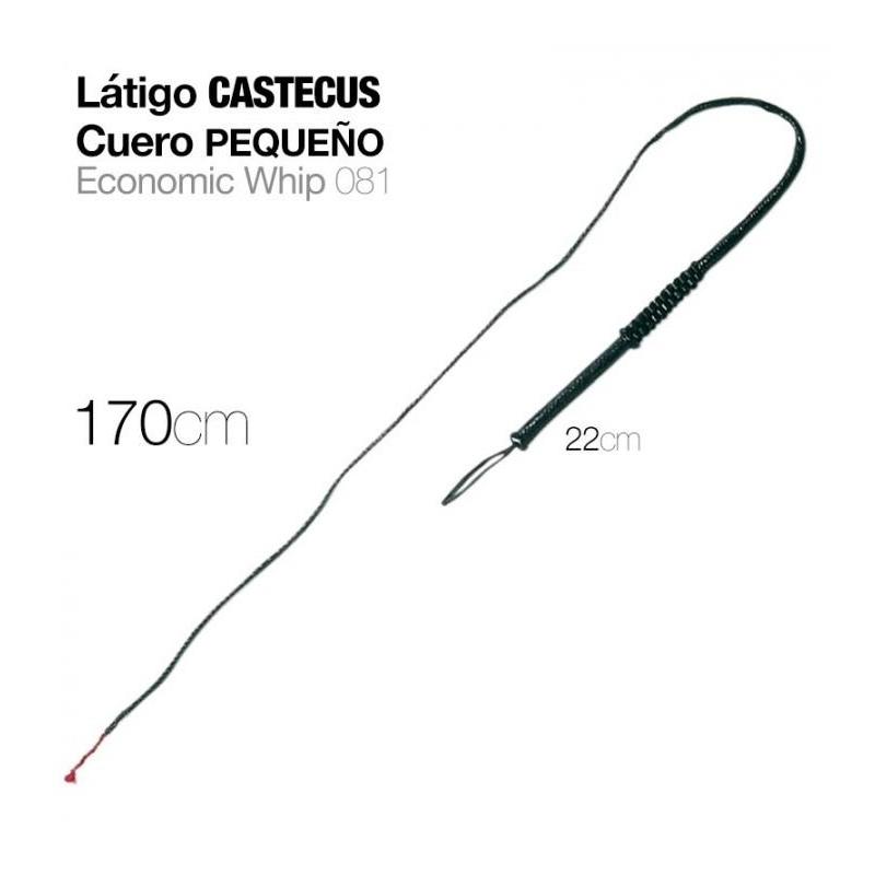  Látigo Cuero Castecus Pequeño 170cm