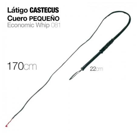 Látigo Cuero Castecus Pequeño 170cm
