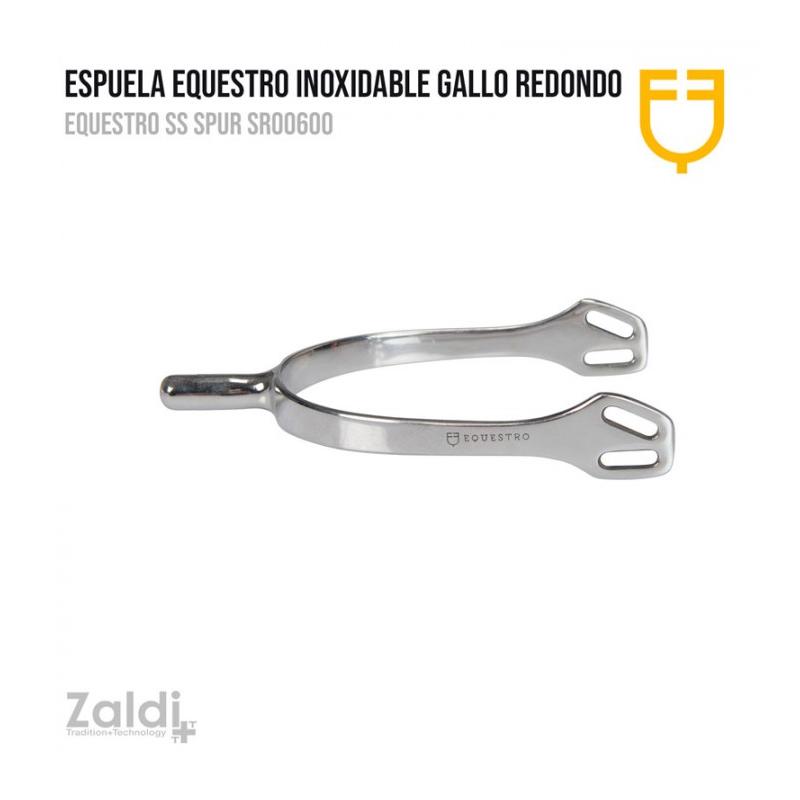 Espuela Equestro Inox Gallo Redondo Sr00600 30Mm