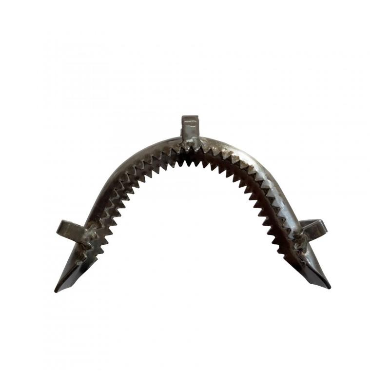 Muserola Vaquera Inox Envejecido 3 Pasadores