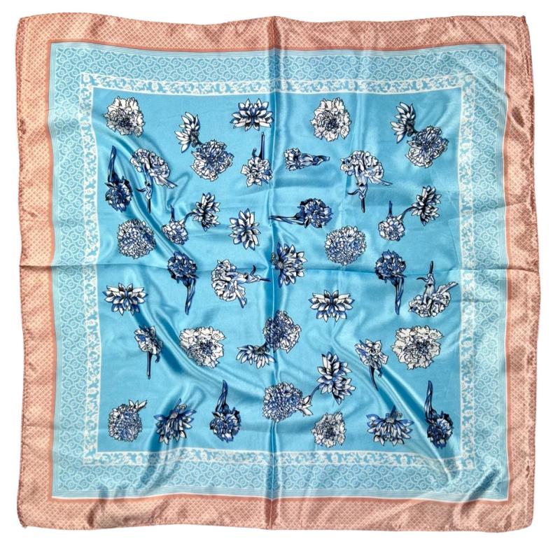 Pañuelo Flamenco Celeste Infantil 500-536