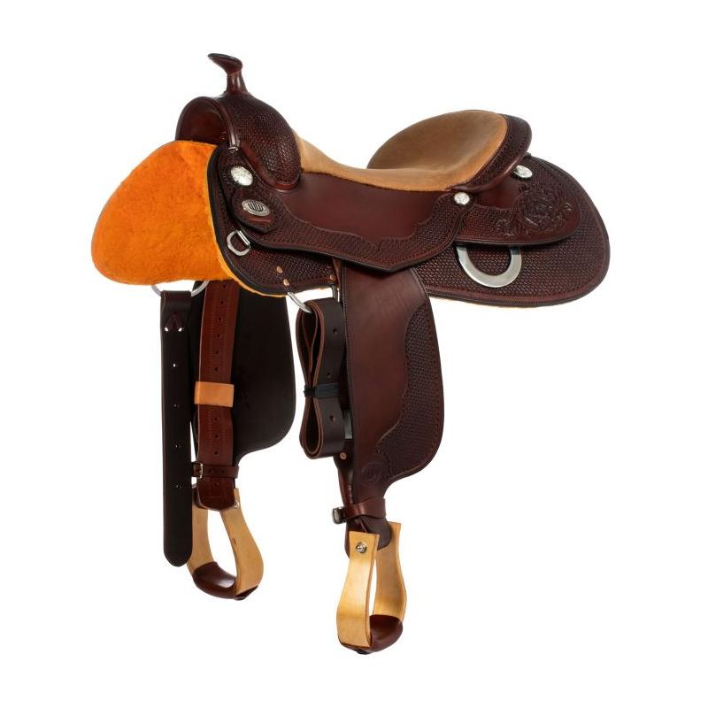 Selle Westwood Classic Reining Big Butterfly Burgundy