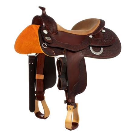 Selle Westwood Classic Reining Big Butterfly Burgundy