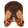Sella Westwood Basic Barrel Mj, Cognac/Reverse Natural, Border Basket Tooling