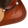 Sella Westwood Basic Barrel Mj, Cognac/Reverse Natural, Border Basket Tooling