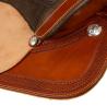 Sella Westwood Basic Barrel Mj, Cognac/Reverse Natural, Border Basket Tooling