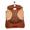 Sella Westwood Basic Barrel Mj, Cognac/Reverse Natural, Border Basket Tooling