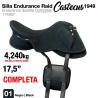 Silla Endurance Raid Castecus 1949 17.5" Negro