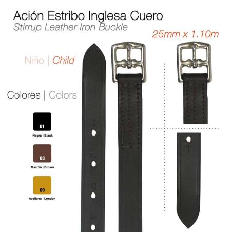 Ación Estribo Inglesa Niño 25Mmx1.10M