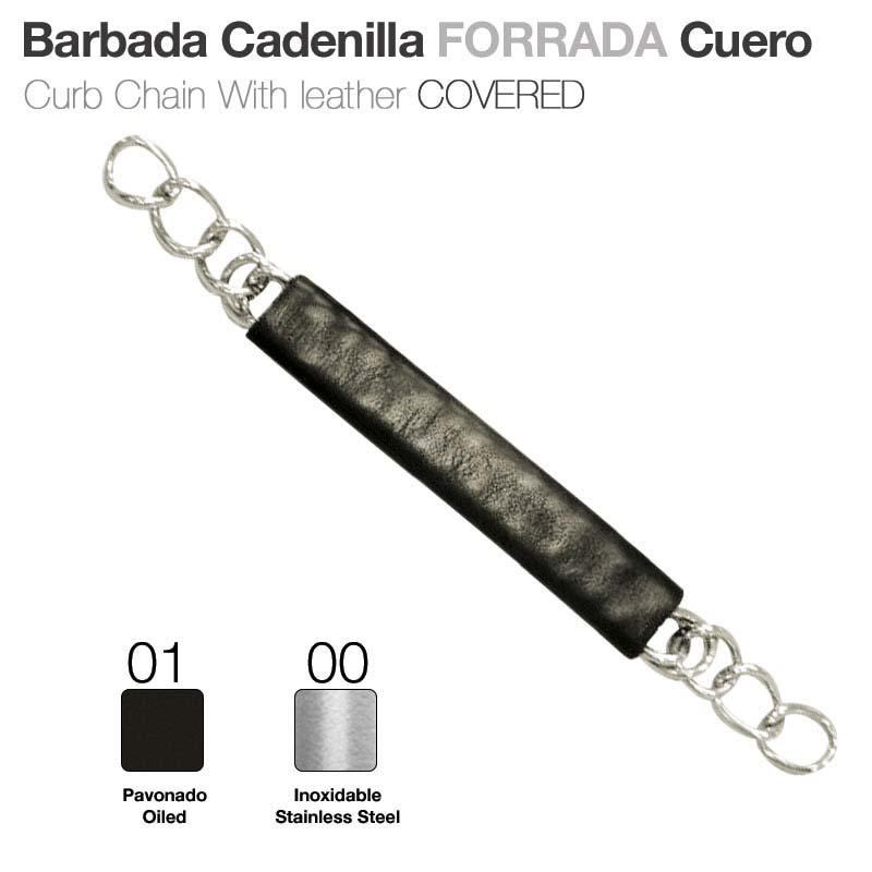 Barbada Cadenilla Forrada 25717K Cuero