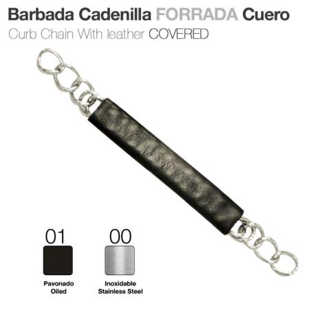 Barbada Cadenilla Forrada 25717K Cuero