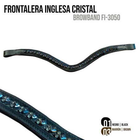 Frontalera Inglesa Cristal Fi-3050