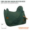 Funda Lona Para Vaquera Mixta Con Hueco Verde,,
