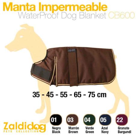 Perro Manta Impermeable Cb600