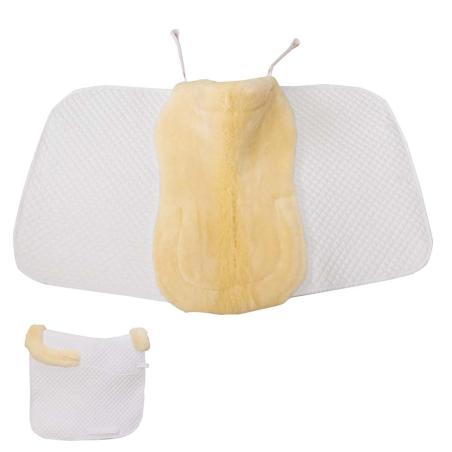 Mantilla Con Borreguillo Natural