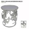 Regalo Mesa Auxiliar Decoracion Caballos 38X38X41