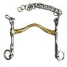 Bocado Doma Embocadura Curva Inox Bbi-5115