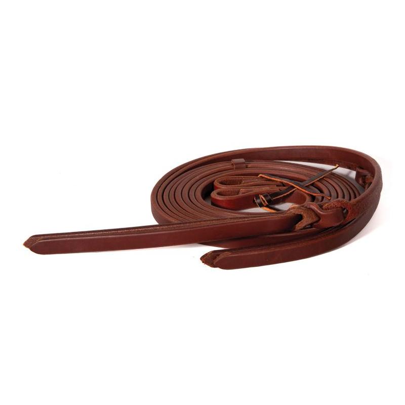 Popper Tail Heavy Oiled Split Reins 5/8"