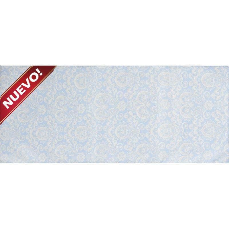 Fajín Flamenco Celeste Adulto 707-24