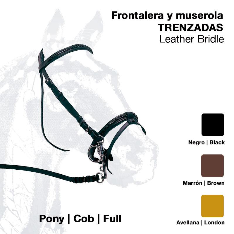 Cabezada Montar Cuero Nº123