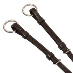 Martingala In Pelle Cuciture Argento