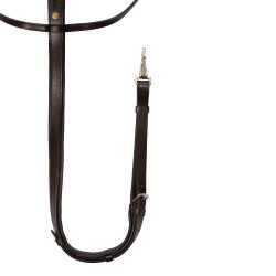 Martingala In Pelle Cuciture Argento