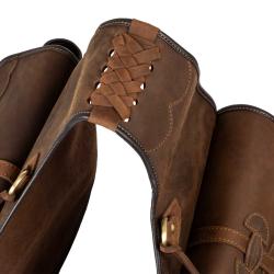 Borsa Per Della Western In Cuoio Decorato