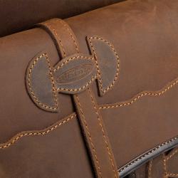 Borsa Per Della Western In Cuoio Decorato