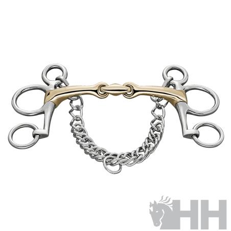 Bocado Sprenger Dynamic Rs Pelham Pierna 4,5Cm Partido Doble