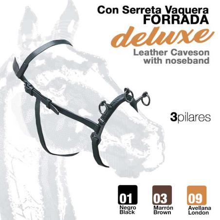 Cabezada Serreta Vaquera 3-Pilares