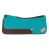 Western Felt Saddle Pad With Leather Inserts